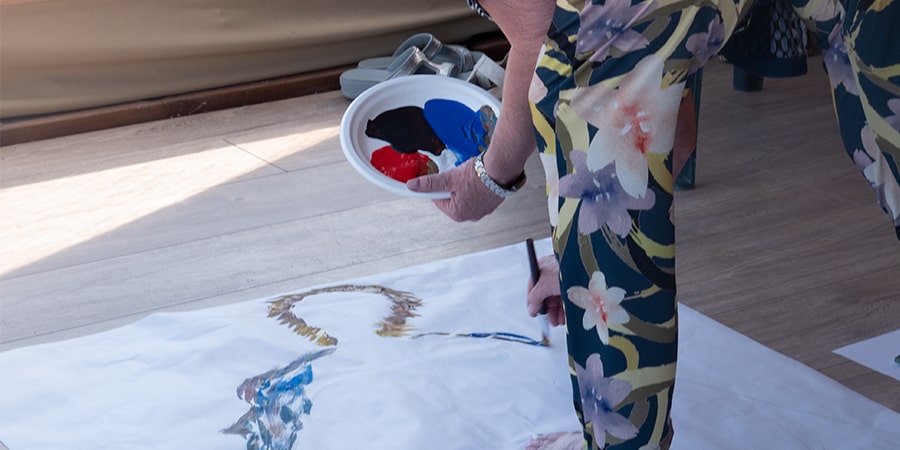 Fotografía del Taller de Arteterapia