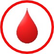 Icono gota de sangre